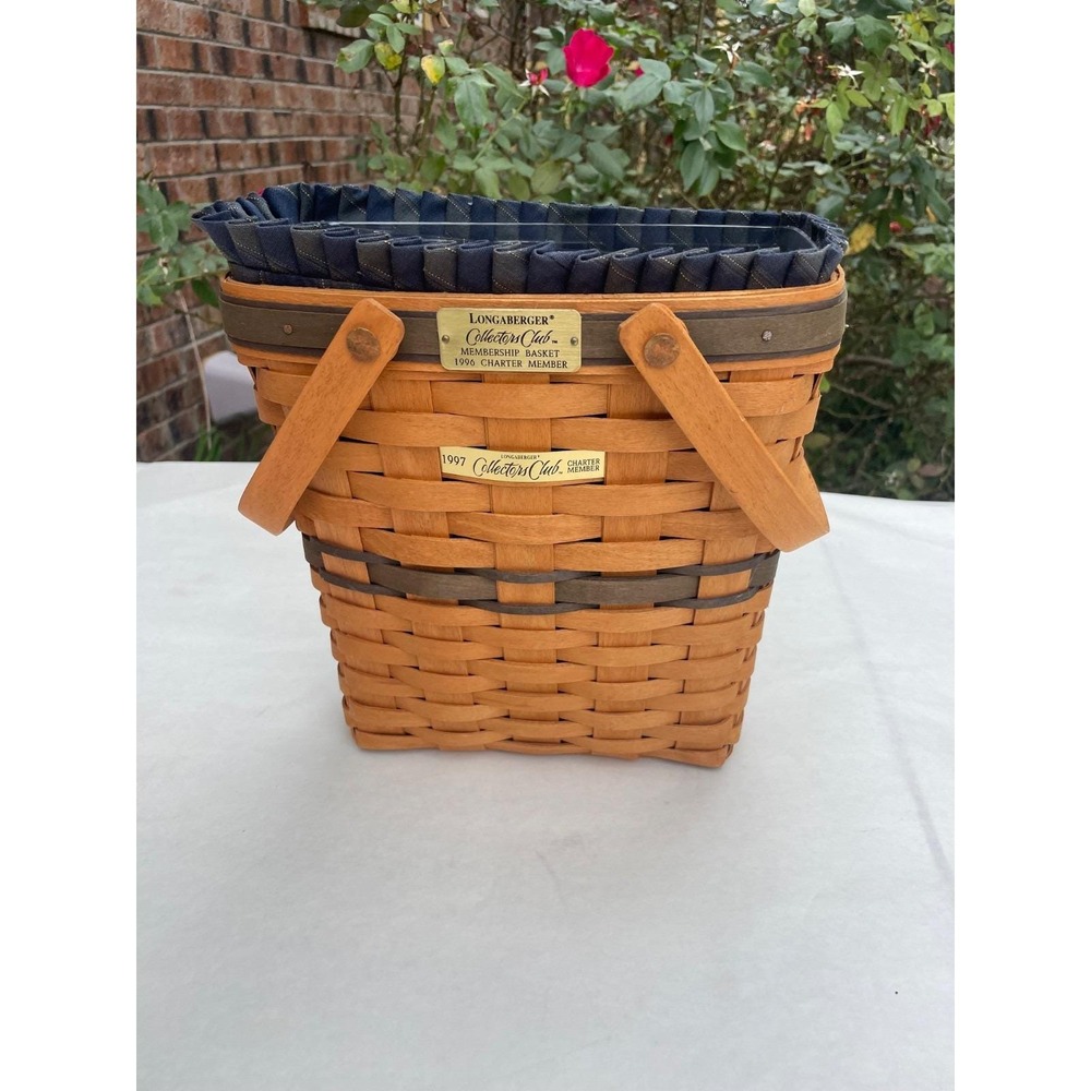 Longaberger 1996 Charter Member Collectors Club Membership Basket